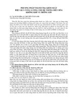 Báo cáo nghiên cứu khoa học: 