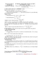 Đề thi thử đại học môn toán khối A trường THPT Xuân Hòa ppsx