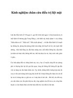 Kinh nghiệm châm cứu điều trị liệt mặt ppsx