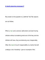 Is family planning necessary? ppsx