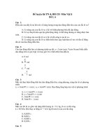 Đề luyện thi TN & ĐH CĐ Môn Vật lí Đề L6 pdf