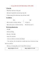 Giáo án lớp 2 môn Mỹ Thuật: Vẽ tranh: ĐỀ TÀI VƯỜN HOA HOẶC CÔNG VIÊN docx