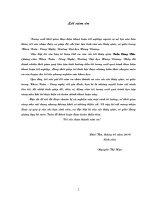 luận văn ứng dụng của đạo hàm để tìm cực trị của hàm số