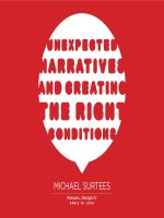 Unexpected Narratives And Creating The Right Conditions