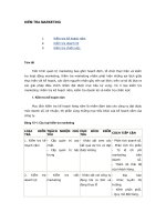 MARKETING VÀ QUÁ TRÌNH KIỂM TRA THỰC HIỆN MARKETING pptx