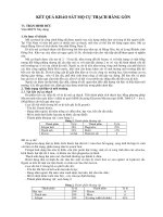 Báo cáo nghiên cứu khoa học: 