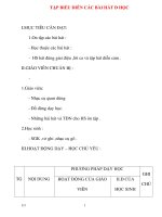 Giáo án âm nhạc lớp 1: TẬP BIỂU DIỄN CÁC BÀI HÁT Đ HỌC pps