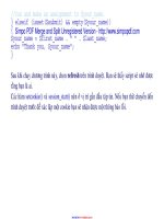 LẬP TRÌNH WEB ĐỘNG VỚI PHP/ MYSQL - PHẦN 3 - TỐNG PHƯỚC KHẢI - 4 ppsx