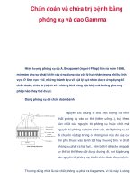 Chẩn đoán và chữa trị bệnh bằng phóng xạ và dao Gamma ppsx