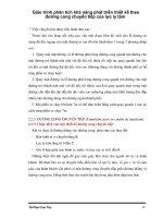 Giáo trình phân tích khả năng phát triển thiết kế theo đường cong chuyển tiếp của lực ly tâm p1 pot