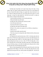 Giáo trình phân tích khả năng ứng dụng điều khiển trong bộ tụ đóng mạch cổng truyền thông p1 pdf