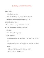 Giáo án lớp 1 môn Toán: Tên Bài Dạy : CÁC SỐ CÓ 2 CHỮ SỐ (tiết 3) pot