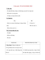 Giáo án lớp 2 môn Mỹ Thuật: Vẽ theo mẫu : VẼ CẶP SÁCH HỌC SINH pot