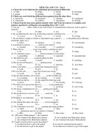 KIỂM TRA ANH VĂN - Test 4 pdf