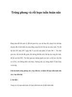 Trúng phong và rối loạn tuần hoàn não pptx