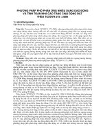 Báo cáo nghiên cứu khoa học: 