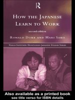 How the japanese learn to work 2nd edition - part 1 pot