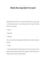 Khám lâm sàng bệnh tim mạch doc