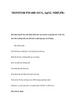 MONITOR PM-60D (ECG, SpO2, NIBP,PR) ppsx
