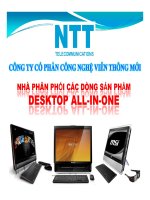 NHÀ PHÂN PHỐI CÁC DÒNG SẢN PHẦM ALL IN ONE ppt