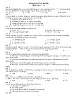 Đề luyện thi TN & ĐH CĐ Môn Vật lí (L2) potx