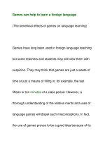 Games can help to learn a foreign language doc