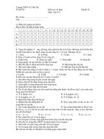 Kiểm tra: 45 phút Môn: Vật lí 12 Mã để: 03 ppt