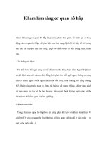 Khám lâm sàng cơ quan hô hấp docx