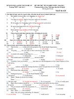 ĐỀ THI THỬ TỐT NGHIỆP THPT Năm 2011 - Mã đề thi :628 pot