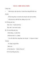 Giáo án lớp 2 môn Kể Chuyện: BÀI 31 : CHIẾC RỄ ĐA TRÒN ppt