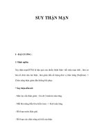 SUY THẬN MẠN ppt