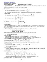 ôn thi đại học toán số 6