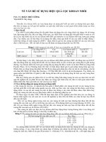 Báo cáo nghiên cứu khoa học: 