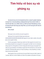Tìm hiểu về bức xạ và phóng xạ pdf