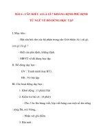 Giáo án lớp 2 môn Luyện Từ Và Câu: BÀI 6 : CÂU KIỂU AI LÀ GÌ ? KHẲNG ĐỊNH-PHỦ ĐỊNH TỪ NGỮ VỀ ĐỒ DÙNG HỌC TẬP potx