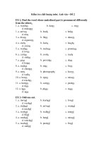 Kiểm tra chất lượng môn: Anh văn – Đề 2 pps