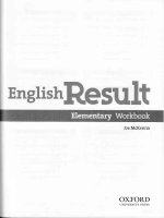 english result elementary workbook