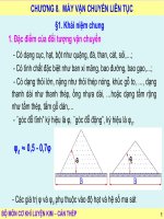 Bài giảng máy nâng chuyển - Chương 8 pps