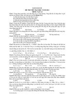 ĐỀ THI THỬ ĐẠI HỌC NĂM 2011 MÔN: VẬT LÍ ppsx