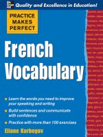 French Vocabulary pdf