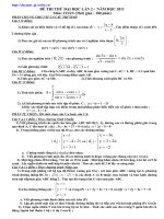 ôn thi đại học toán số 4