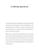 Co thắt thực quản lan tỏa pot