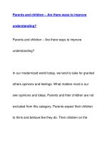 Parents and children ppt