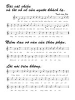 Bãi cát chiều và lời vỗ vễ của người khách lạ - Trịnh Công Sơn pdf