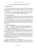 GIÁO TRÌNH KIẾN TRÚC MÁY TÍNH_CHƯƠNG 6 pdf