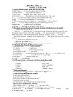 THE FIRST TEST (A) pptx