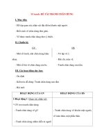 Giáo án lớp 2 môn Mỹ Thuật: Vẽ tranh: ĐỀ TÀI TRANH CHÂN DUNG doc