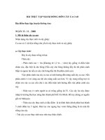 BÀI THỰC TẬP NGOÀI ĐỒNG MÔN CÂY CA CAO pptx