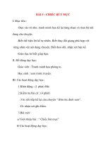 Giáo án lớp 2 môn Kể Chuyện: BÀI 5 : CHIẾC BÚT MỰC pot