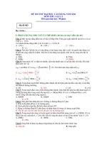 ĐỀ THI THỬ ĐẠI HỌC, CAO ĐẲNG NĂM 2011 MÔN THI : VẬT LÝ pps